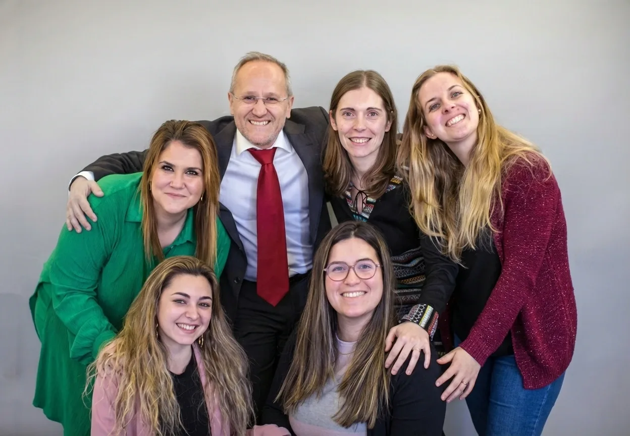 group of smiling people together