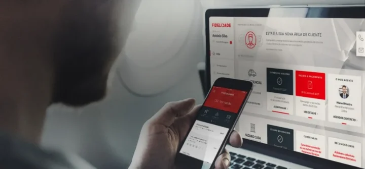 success story mobile laptop online dashboard interface view